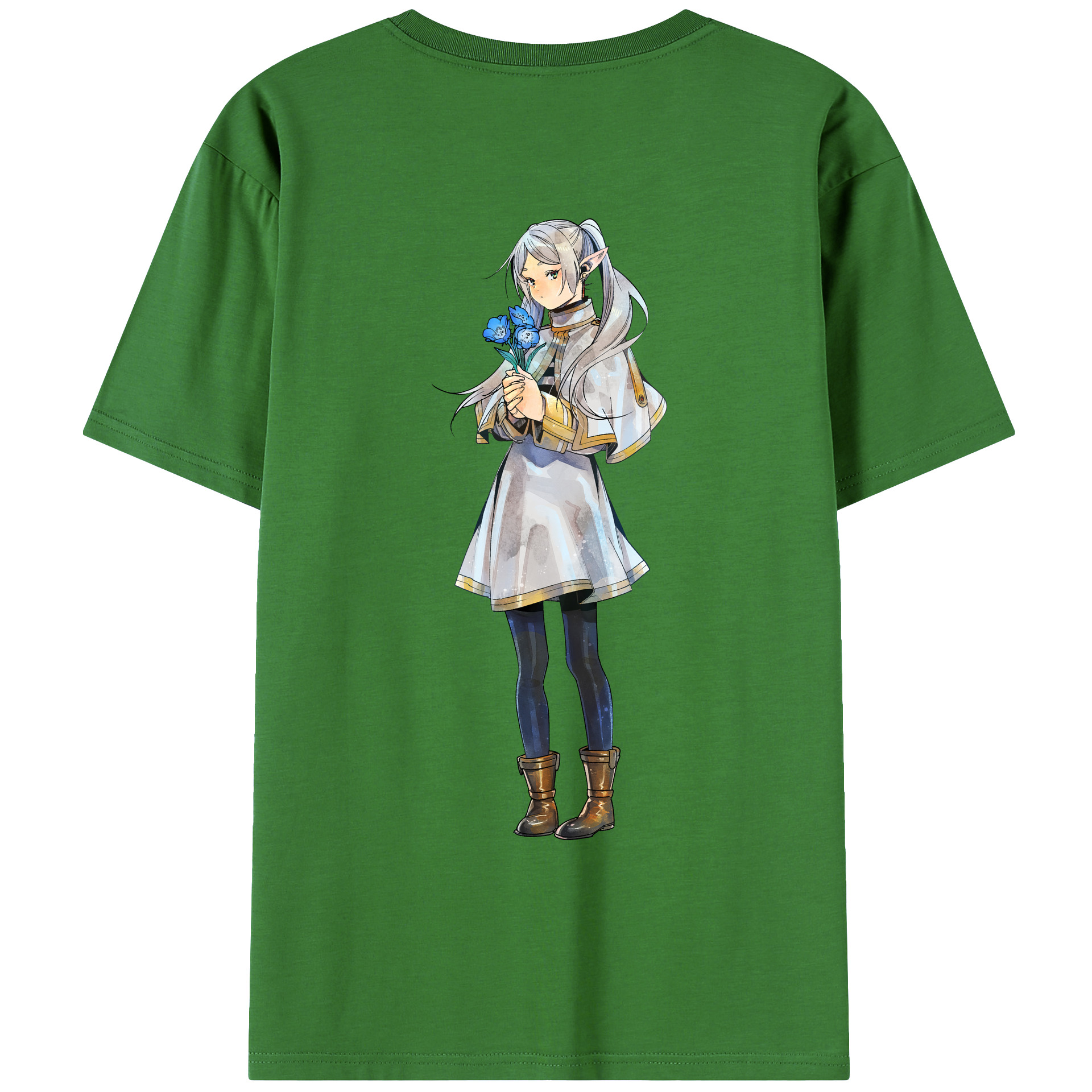 （画像用） 葬送のフリーレン Frieren レディース半袖Tシャツ(バックプリント)